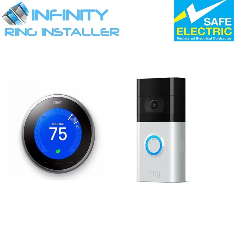 nest doorbell and thermostat